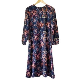 Fury Midi Floral 3/4 Sleeve A Line